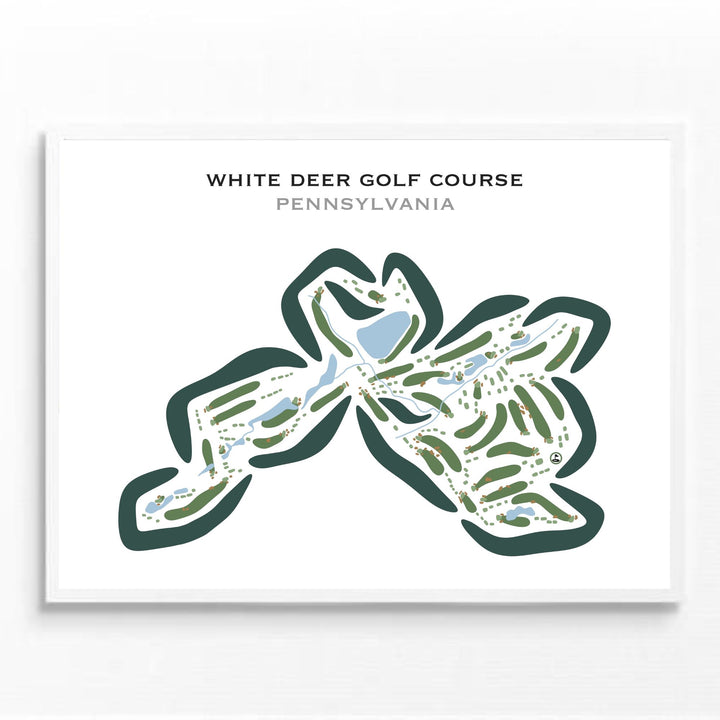 White Deer Golf Course, Pennsylvania - Printed Golf Courses