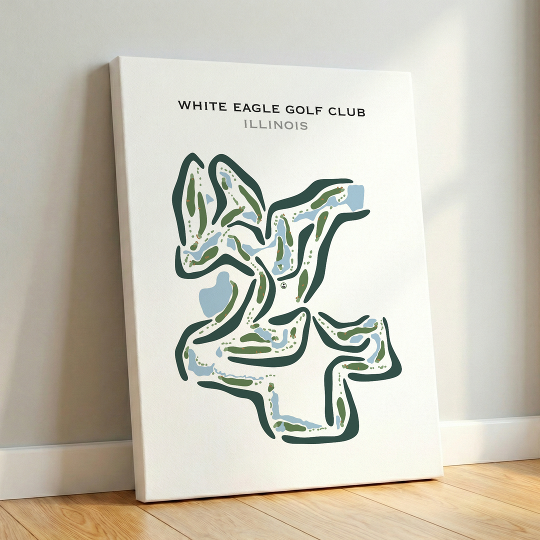 White Eagle Golf Club, Illinois - Printed Golf Courses