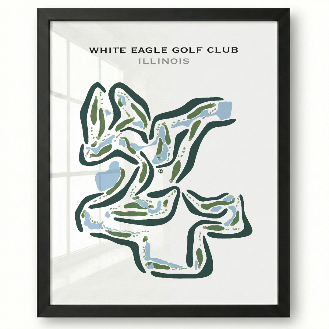 White Eagle Golf Club, Illinois - Printed Golf Courses