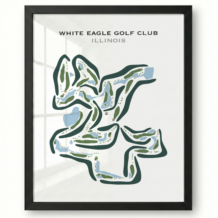 White Eagle Golf Club, Illinois - Printed Golf Courses
