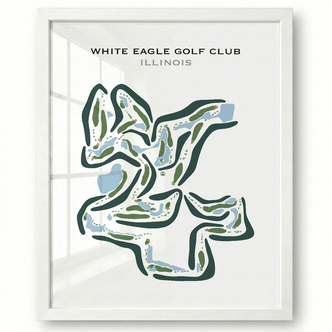 White Eagle Golf Club, Illinois - Printed Golf Courses