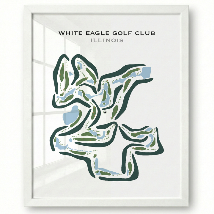 White Eagle Golf Club, Illinois - Printed Golf Courses