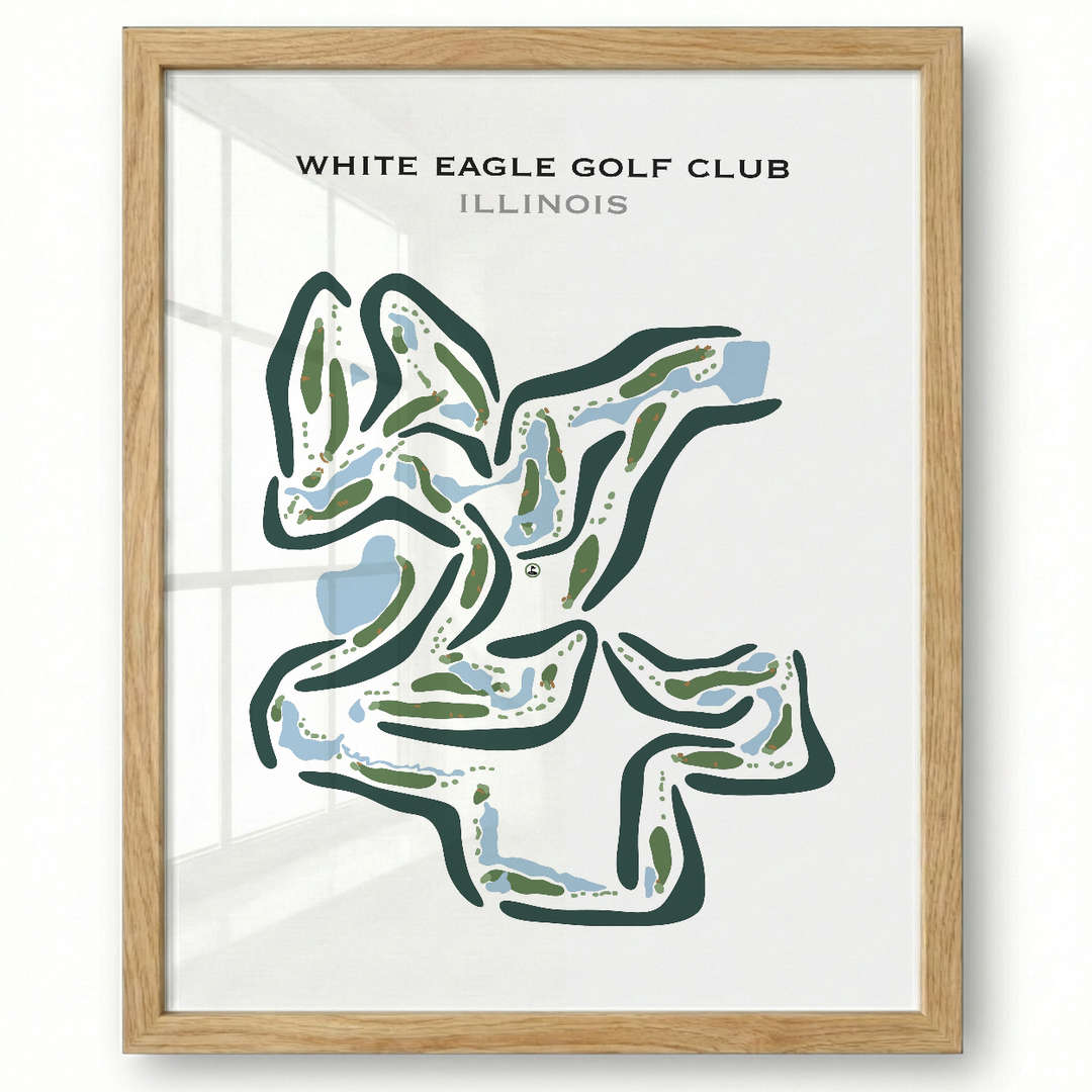 White Eagle Golf Club, Illinois - Printed Golf Courses