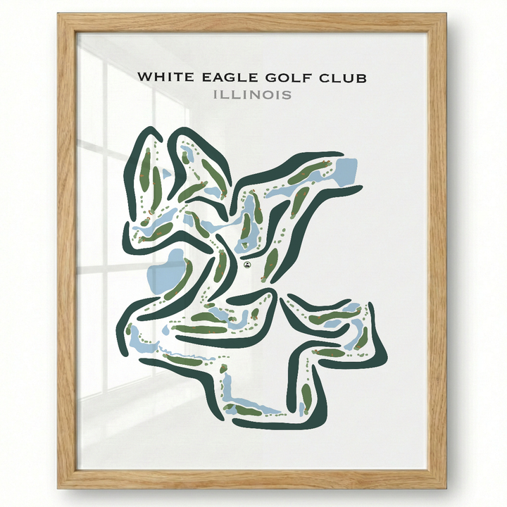 White Eagle Golf Club, Illinois - Printed Golf Courses