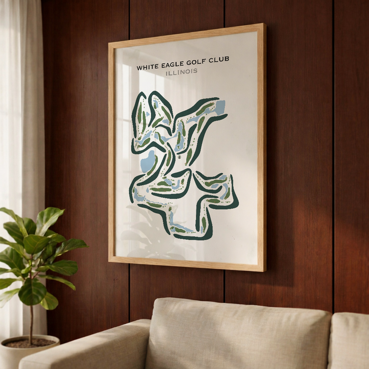 White Eagle Golf Club, Illinois - Printed Golf Courses