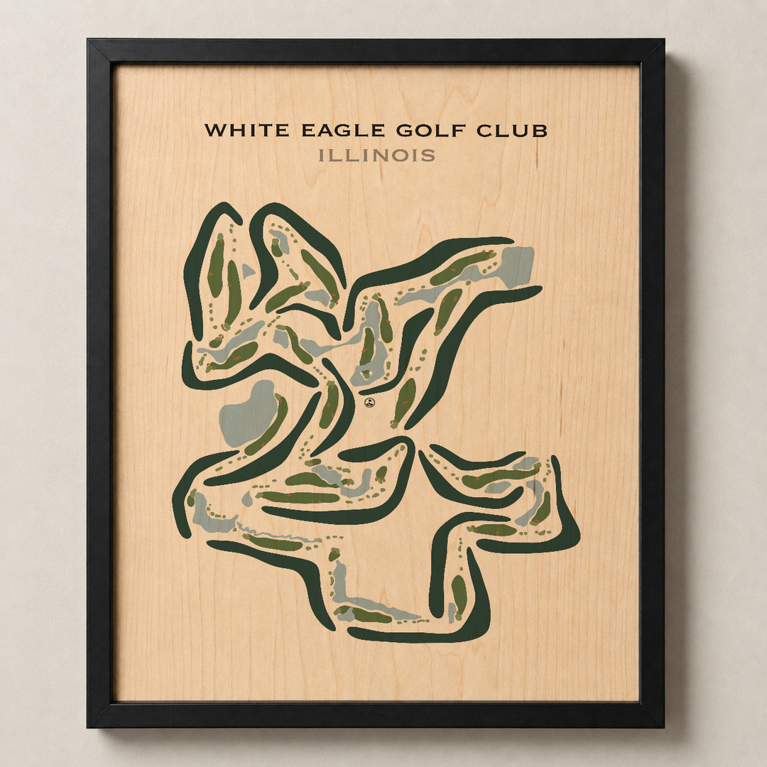 White Eagle Golf Club, Illinois - Printed Golf Courses