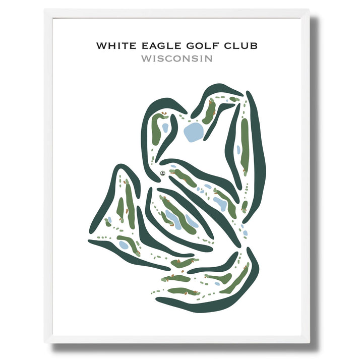 White Eagle Golf Club, Wisconsin - Printed Golf Courses