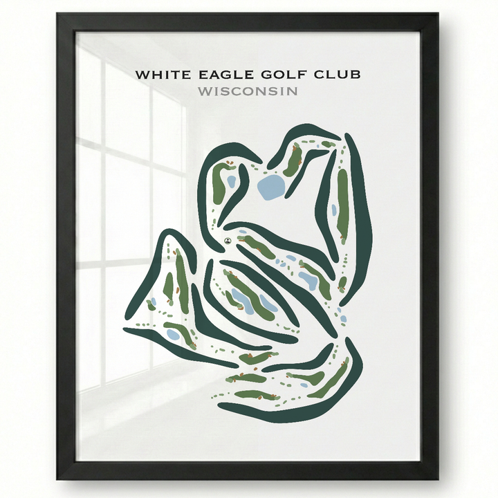 White Eagle Golf Club, Wisconsin - Printed Golf Courses