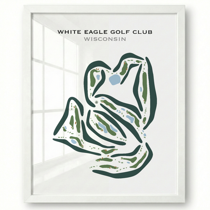 White Eagle Golf Club, Wisconsin - Printed Golf Courses