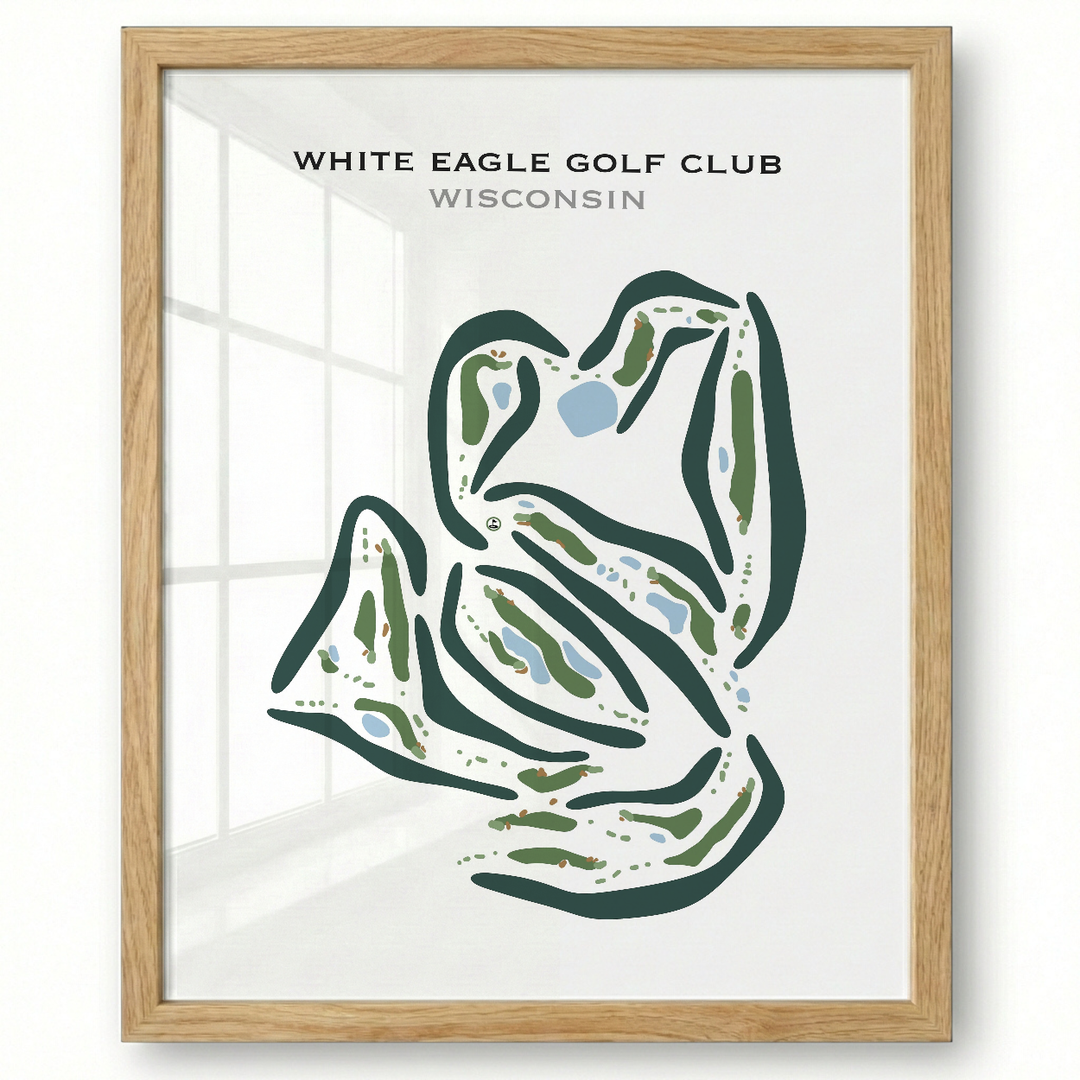 White Eagle Golf Club, Wisconsin - Printed Golf Courses