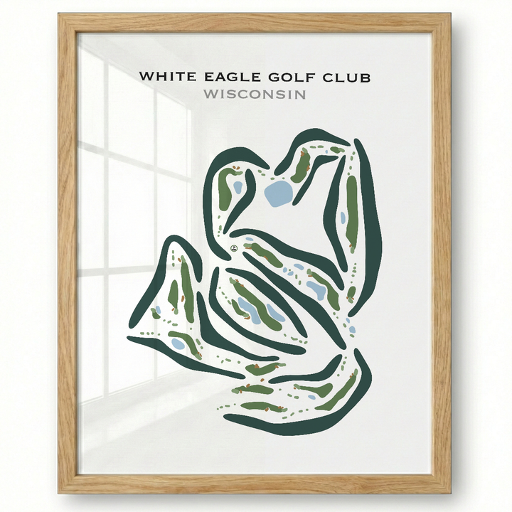 White Eagle Golf Club, Wisconsin - Printed Golf Courses