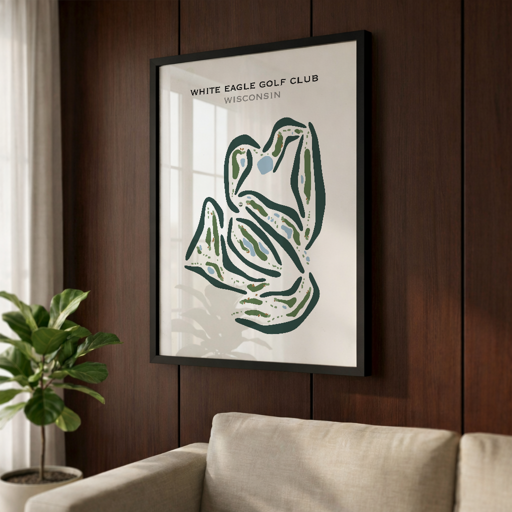 White Eagle Golf Club, Wisconsin - Printed Golf Courses