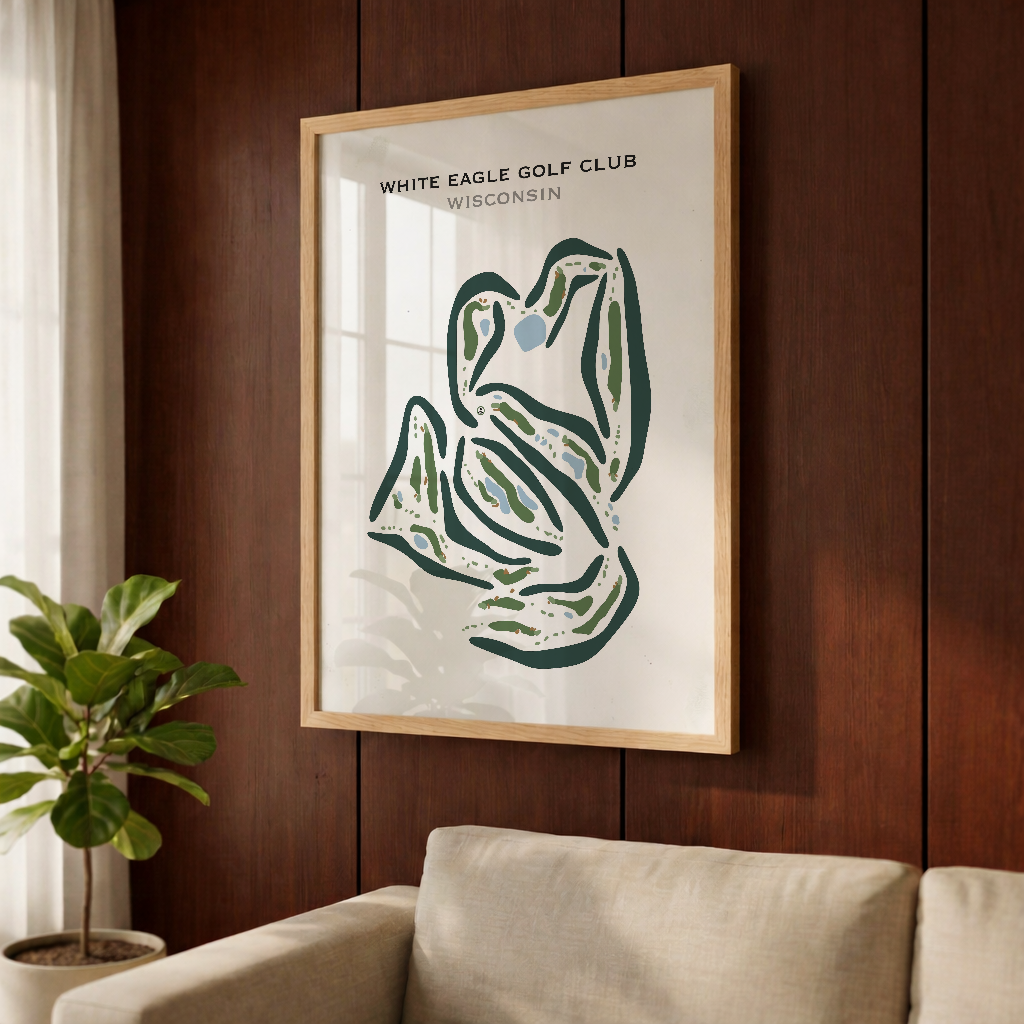 White Eagle Golf Club, Wisconsin - Printed Golf Courses