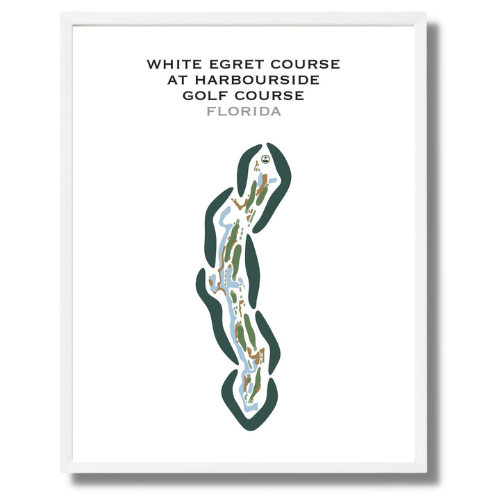 White Egret Course at Harbourside Golf Course at The Resort at Longboat Key Club, Florida - Printed Golf Courses