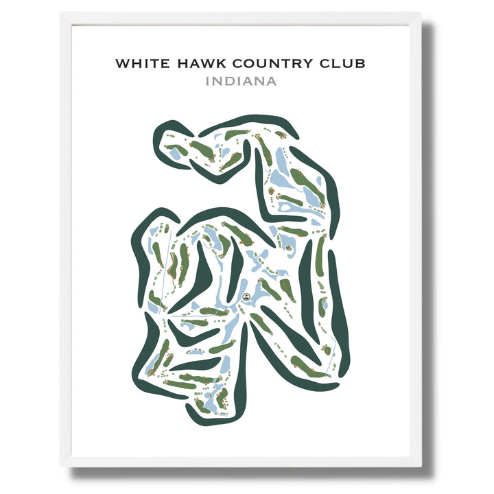 White Hawk Country Club, Indiana - Printed Golf Courses