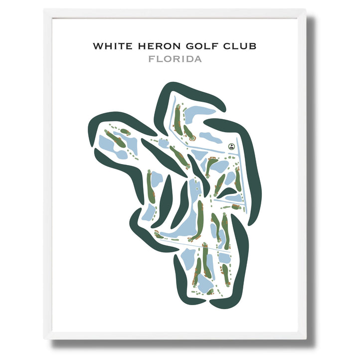 White Heron Golf Club, Florida - Printed Golf Courses