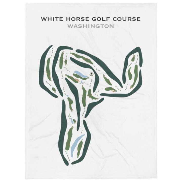 White Horse Golf Course, Washington - Printed Golf Courses