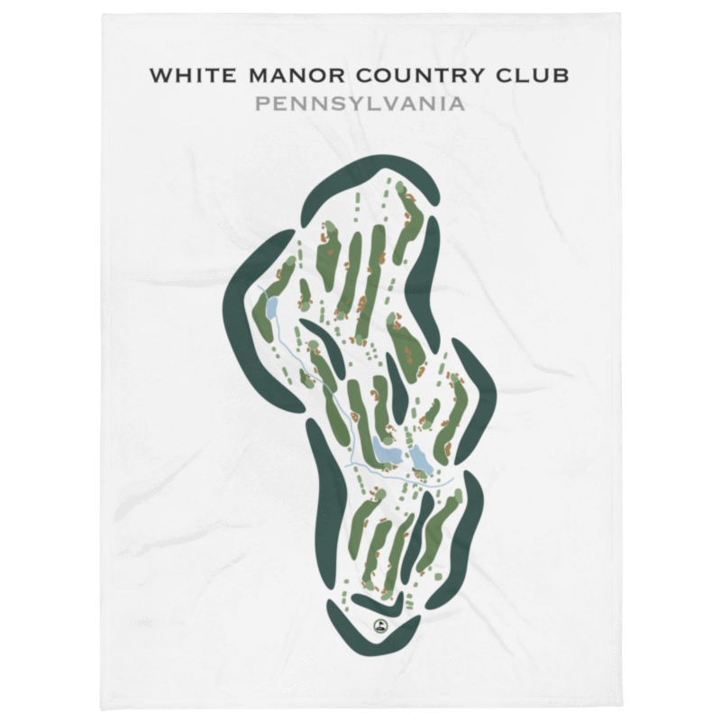 White Manor Country Club, Pennsylvania - Printed Golf Course