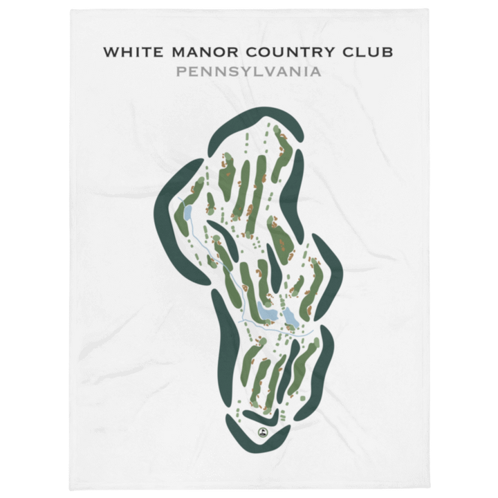 White Manor Country Club, Pennsylvania - Printed Golf Course
