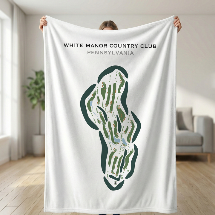White Manor Country Club, Pennsylvania - Printed Golf Course