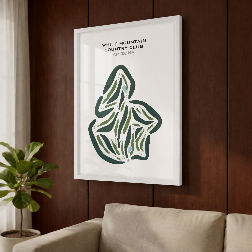White Mountain Country Club, Arizona - Printed Golf Courses