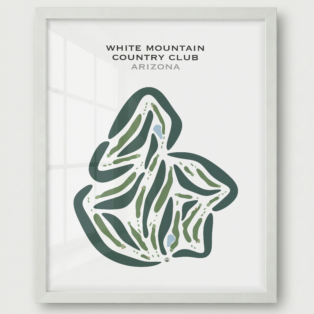 White Mountain Country Club, Arizona - Printed Golf Courses