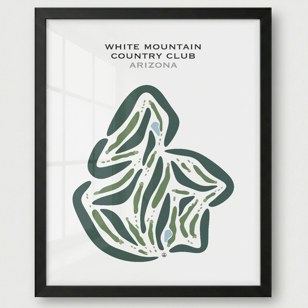 White Mountain Country Club, Arizona - Printed Golf Courses