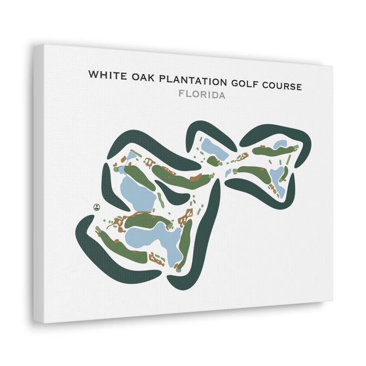 White Oak Plantation Golf Course, Florida - Printed Golf Courses