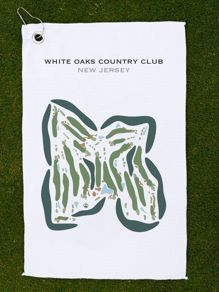 White Oaks Country Club, New Jersey - Printed Golf Courses