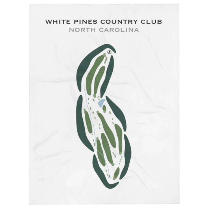 White Pines Country Club, North Carolina - Printed Golf Courses