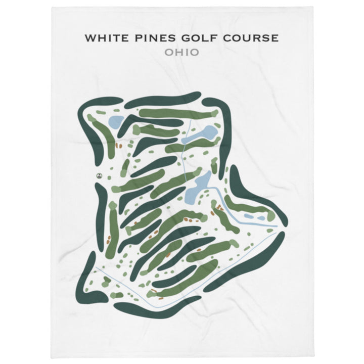 White Pines Golf Course, Ohio - Printed Golf Course