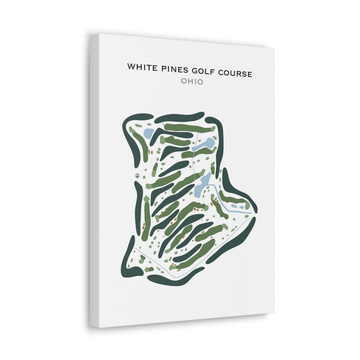 White Pines Golf Course, Ohio - Printed Golf Course