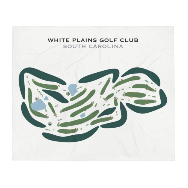 White Plains Golf Club, South Carolina - Printed Golf Courses