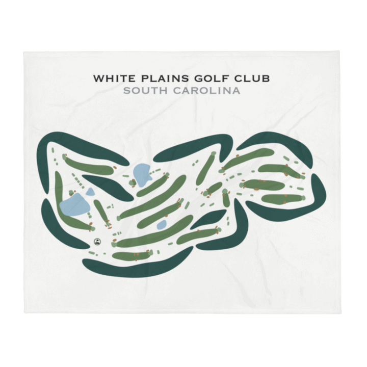 White Plains Golf Club, South Carolina - Printed Golf Courses