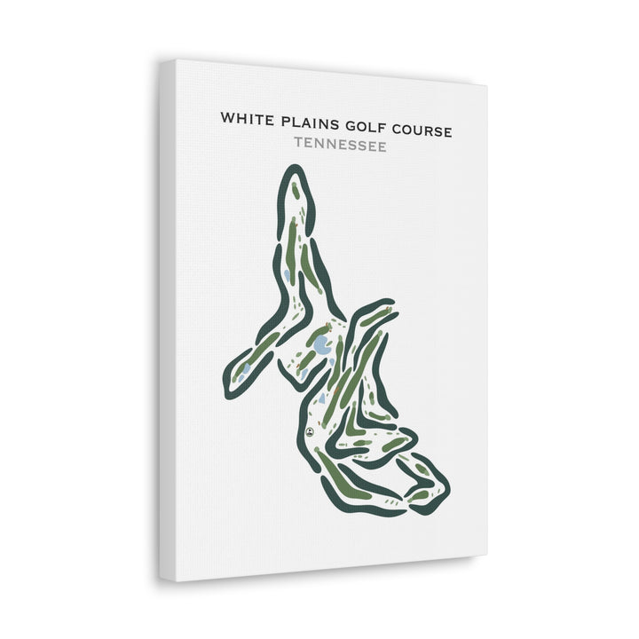 White Plains Golf Course, Tennessee - Printed Golf Courses