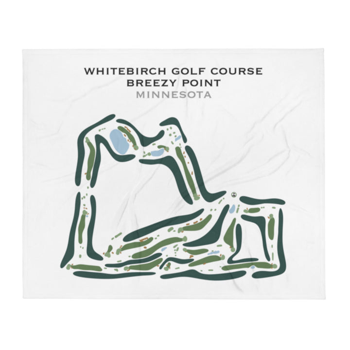 Whitebirch Golf Course, Breezy Point, Minnesota - Printed Golf Courses