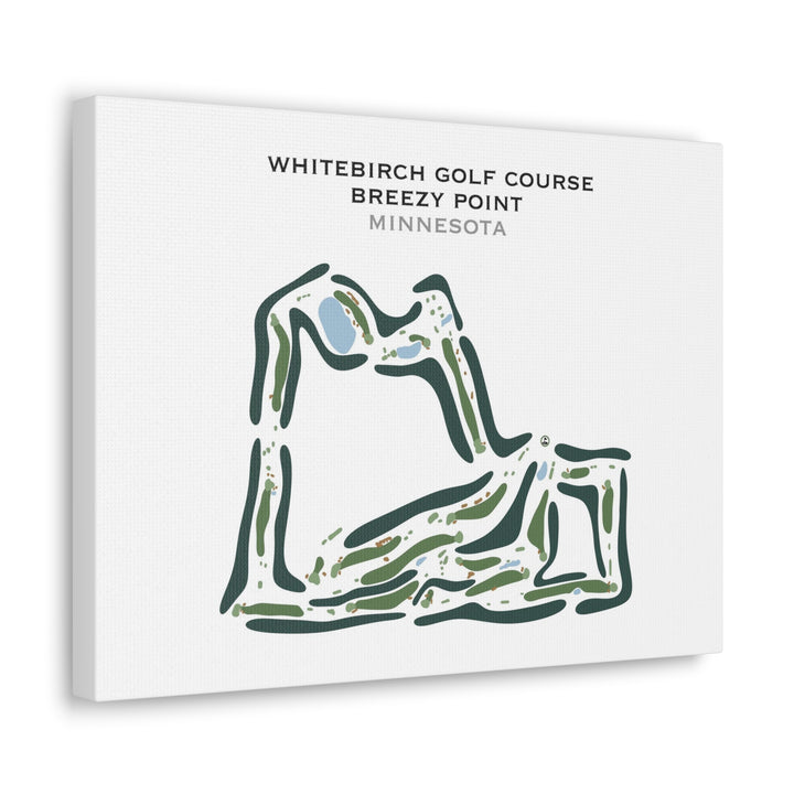 Whitebirch Golf Course, Breezy Point, Minnesota - Printed Golf Courses