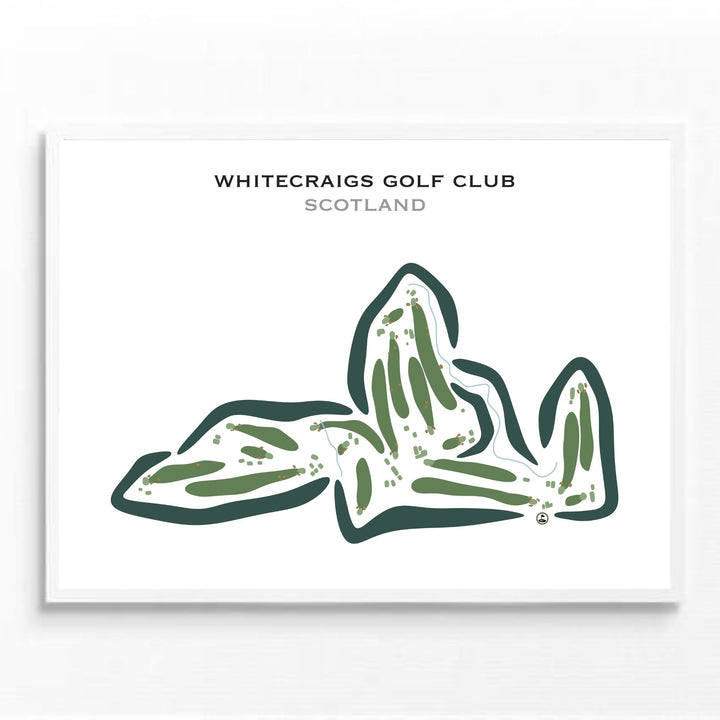 Whitecraigs Golf Club, Scotland - Printed Golf Courses