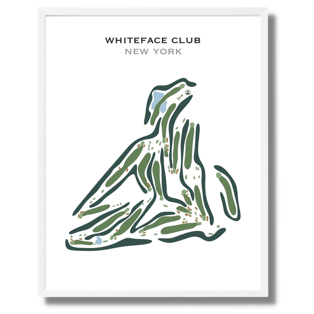 Whiteface Club, New York - Printed Golf Course
