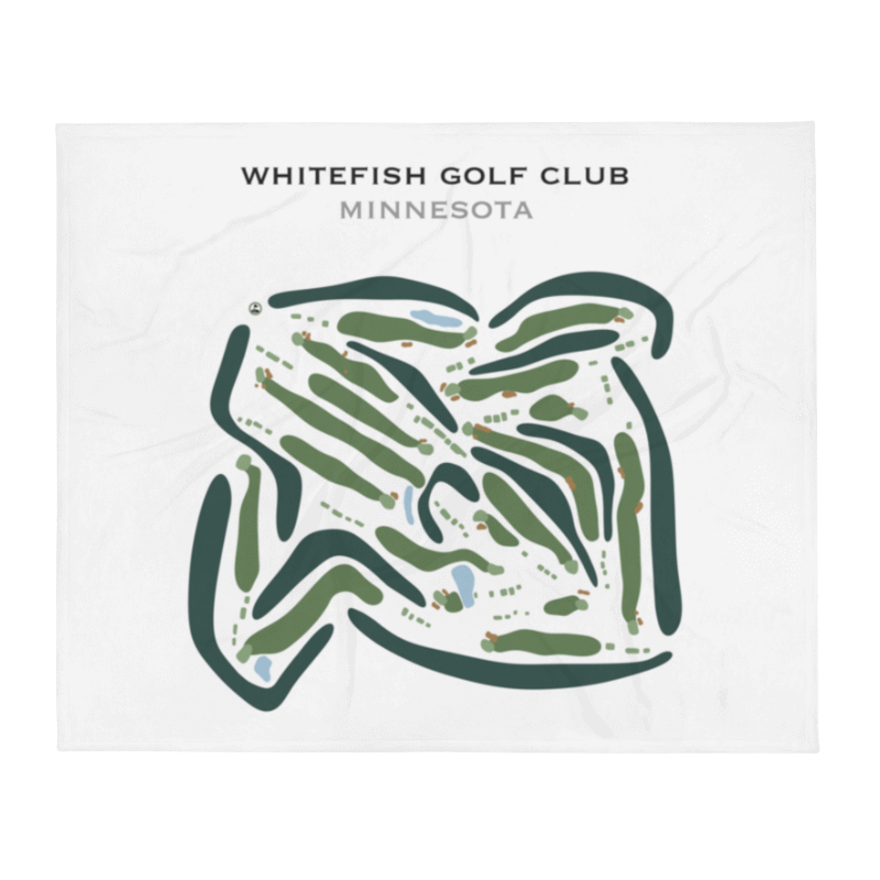 Whitefish Golf Club, Minnesota - Printed Golf Courses