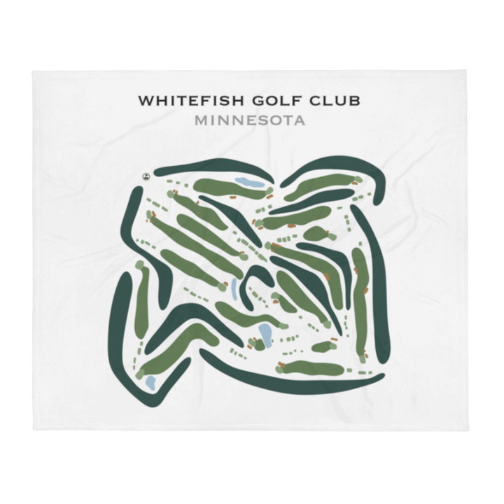 Whitefish Golf Club, Minnesota - Printed Golf Courses