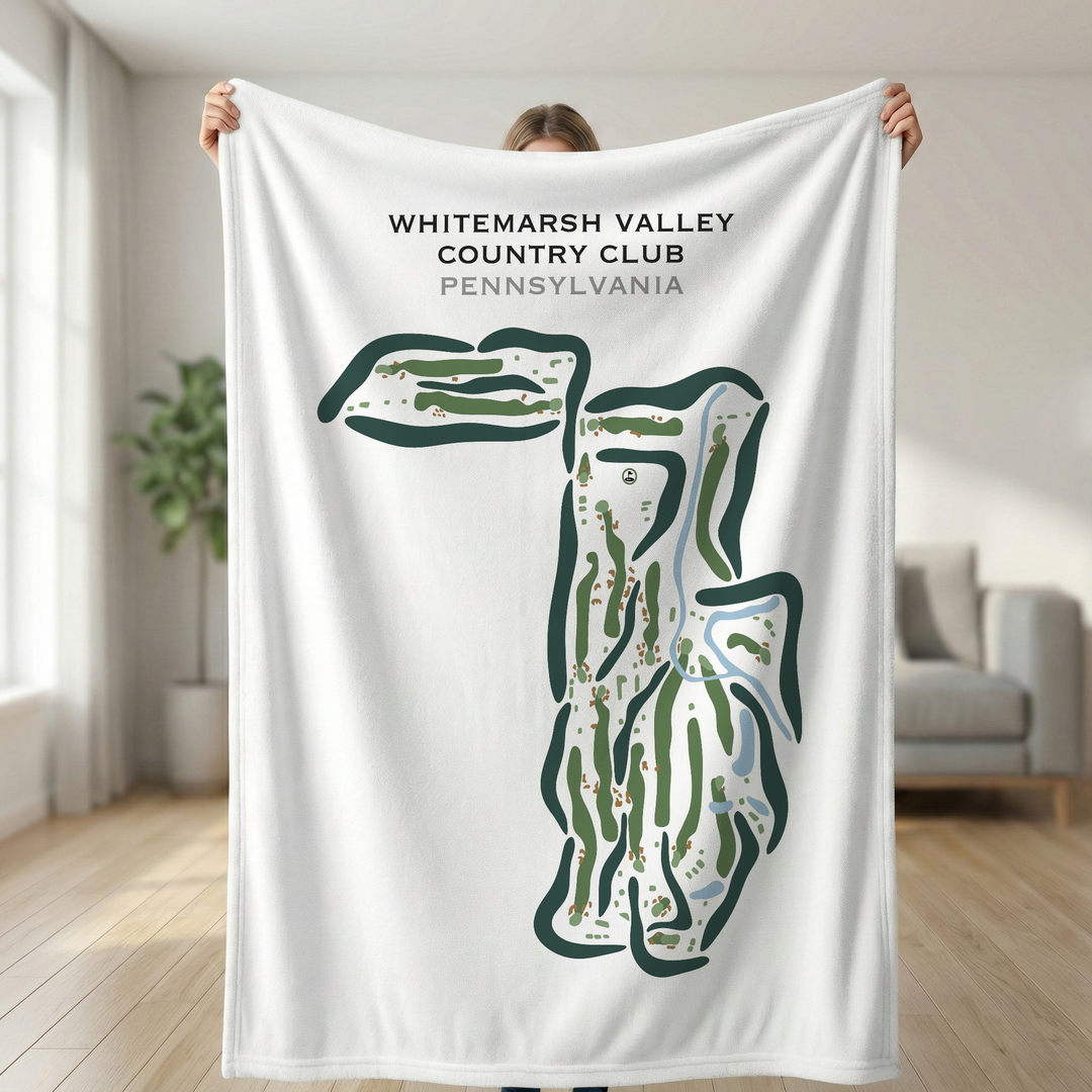 Whitemarsh Valley Country Club, Pennsylvania - Printed Golf Courses