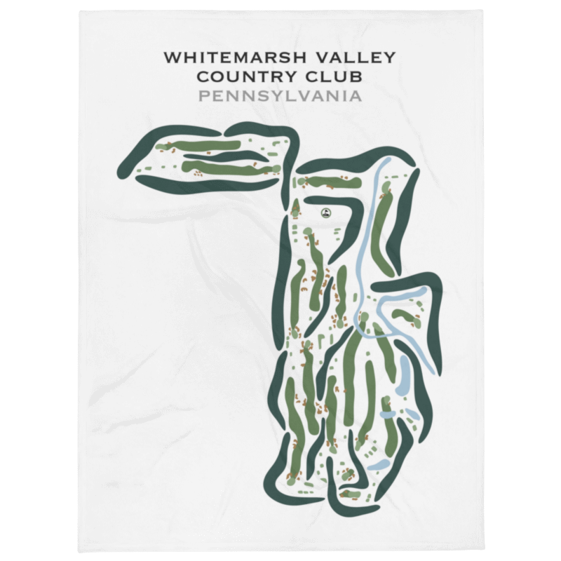 Whitemarsh Valley Country Club, Pennsylvania - Printed Golf Courses