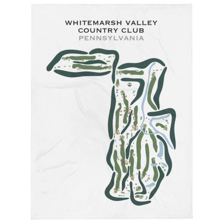 Whitemarsh Valley Country Club, Pennsylvania - Printed Golf Courses