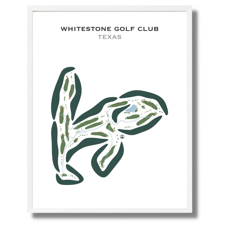 Whitestone Golf Club, Texas - Printed Golf Courses