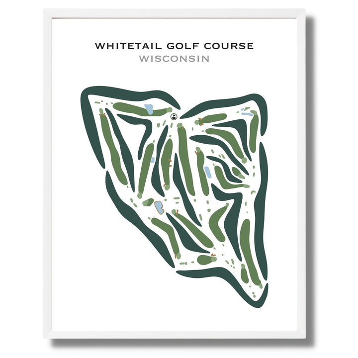 Whitetail Golf Course, Wisconsin - Printed Golf Courses