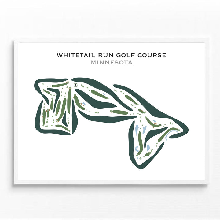 Whitetail Run Golf Course, Minnesota - Printed Golf Courses