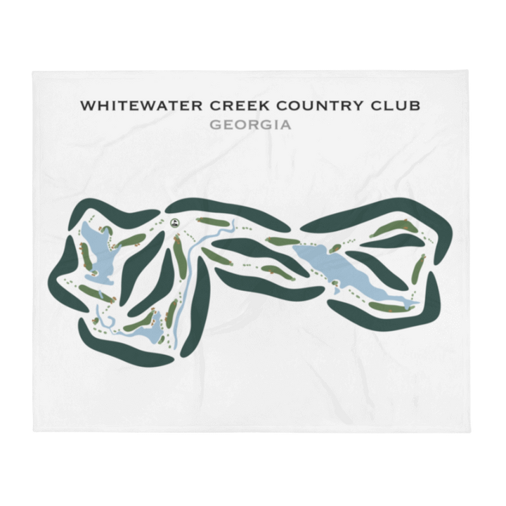 Whitewater Creek Country Club, Georgia - Printed Golf Courses