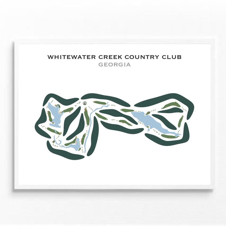 Whitewater Creek Country Club, Georgia - Printed Golf Courses