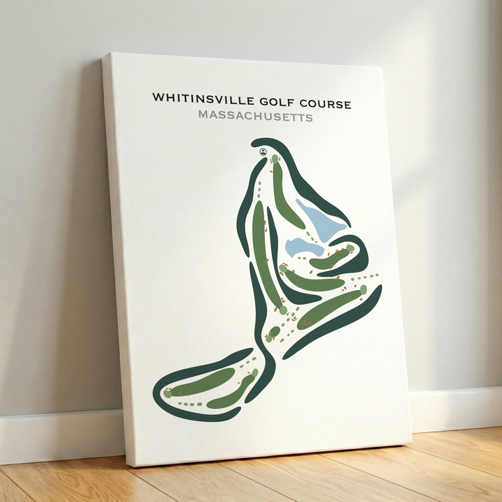 Whitinsville Golf Club, Massachusetts - Printed Golf Courses